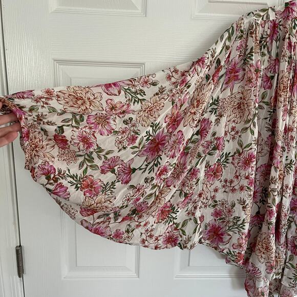 Johnny Was Isla Floral Button Down Shirt - Picture 7 of 9